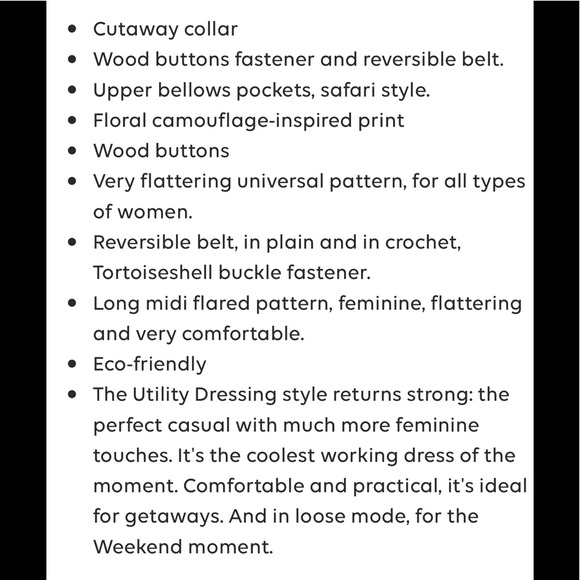 SOLD! - Desigual Camo-Flower Safari Dress - Picture 10 of 13